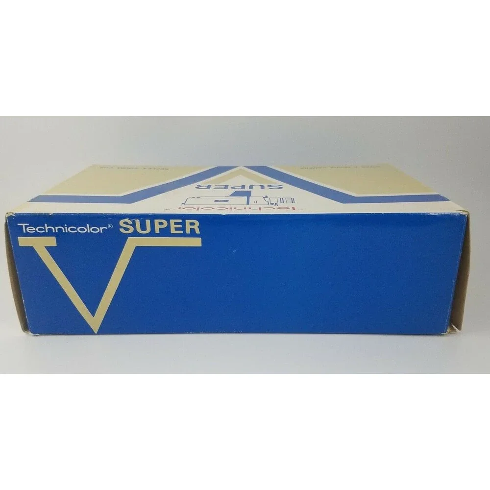 BOX ONLY + Packing Styrofoam for vintage TECHNICOLR SUPER V Camera. [No Camera]